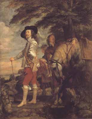 Anthony Van Dyck Portrait of charles i hunting (mk03)